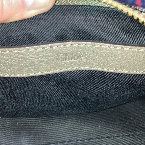 Chloe Taupe Brown Shoulder Bag with Gold Accents - Picture 10 of 14